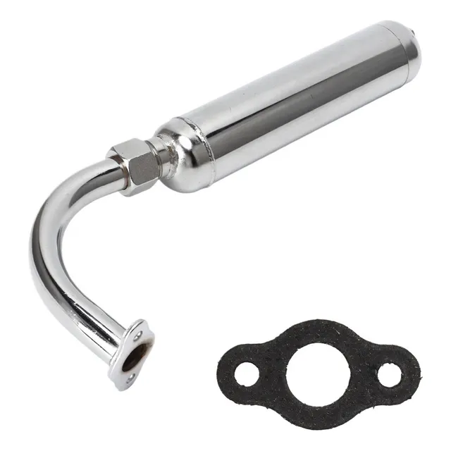 C Tubo De Escape De Mufla De Motor Para Bicicleta De 2