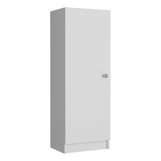 Alacena Nadir, Blanco, Con Una Puerta Y Amplio Espacio Zf Color Blanco
