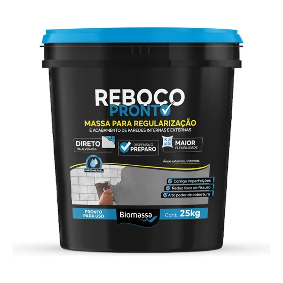 Cimento Pronto Para Uso Reboco Pronto Obra Limpa 25kg
