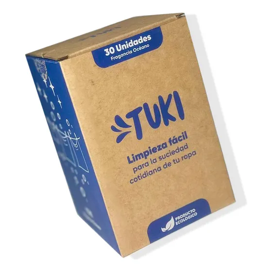 Capsulas Tuki Ecologicas Para Lavado De Ropa Aroma Oceano