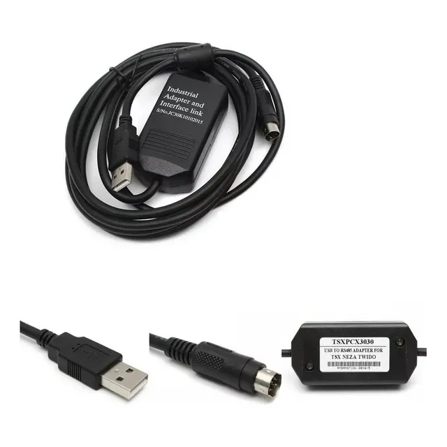 2m Cable Plc Tsxpcx3030 Usb Rs485 Para Twido Tsx