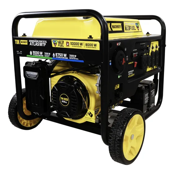 Generador Portátil Semi Tdk Atlas10tf Tri Fuel 10kw / 8kw