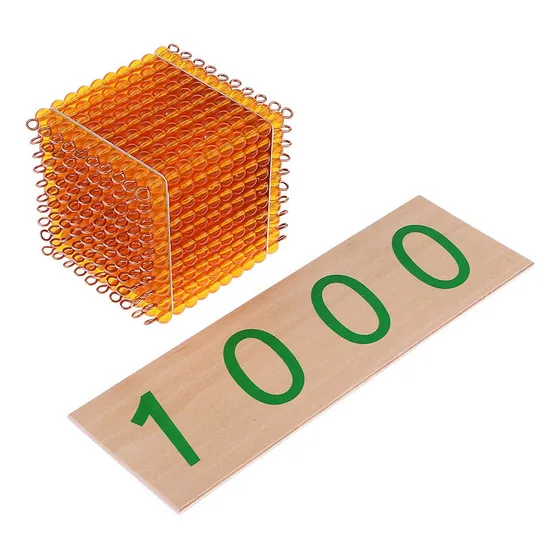 Montessori Mil Cuentas Para Contar Calcular + Tarjeta De