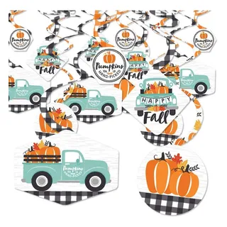 Happy Fall Truck Decoración Colgante De Fiesta De Cal... Happy Fall Truck Decoración Colgante De Fiesta De Cal...