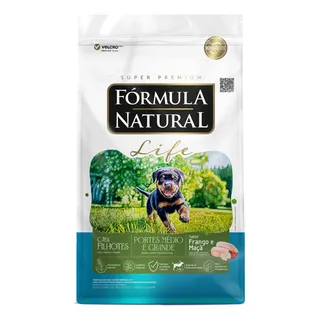 Alimento Fórmula Natural Super Premium Life Para Cachorro Filhote De Raça Média E Grande Sabor Mix Em Sacola De 15kg Alimento Fórmula Natural Super Premium Life Para Cachorro Filhote De Raça Média E Grande Sabor Mix Em Sacola De 15kg