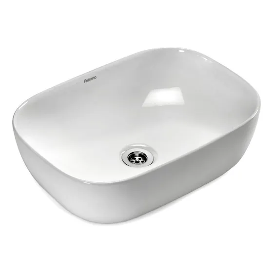 Bacha Apoyo Baño Bch12 Peirano Rectangular 46,5x26 Lavatorio Vanitory
