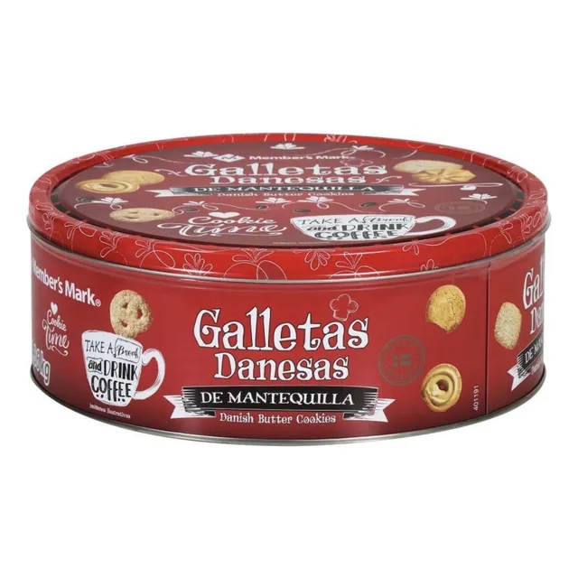 Galletas Danesas De Mantequilla Member's Mark 1.36 Kg