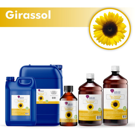 Óleo Vegetal De Girassol 100% Puro - 1 Litro Óleo Vegetal De Girassol 100% Puro - 1 Litro