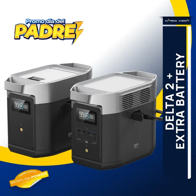 Ecoflow Delta 2 + Batería Inteligente Delta 2 (2048wh)