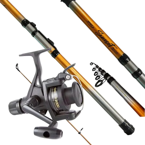Caña Telescopica Spinit Sunset 3000 + Reel Shimano Ix2000r