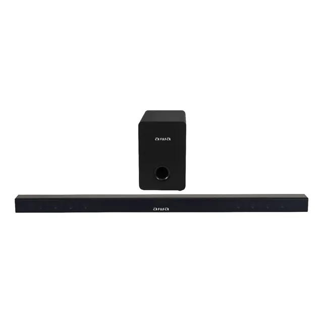 Barra de sonido Aiwa AWSBH1W-W negra 50/60Hz 127V