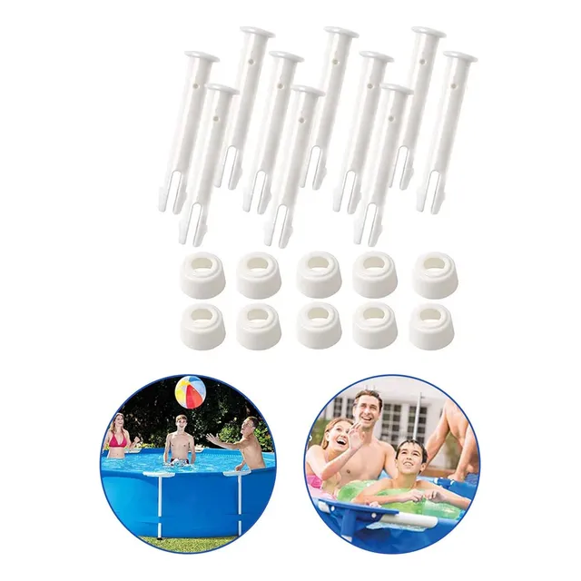12 Pasadores De Piscina Estructural Para Intex Bestway Etc.