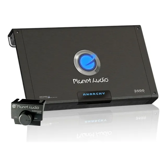Amplificador Planet Audio Ac2400.4 2400w Anarchy 4 Ch Bajos Color Negro