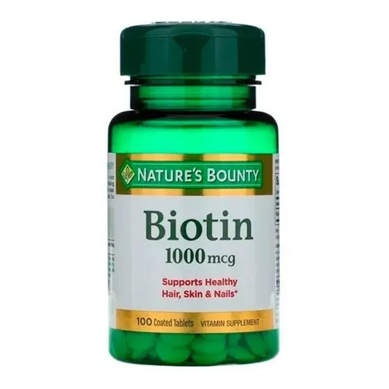 Natures Bounty Biotin Suplemento Cabello Uñas Piel Local