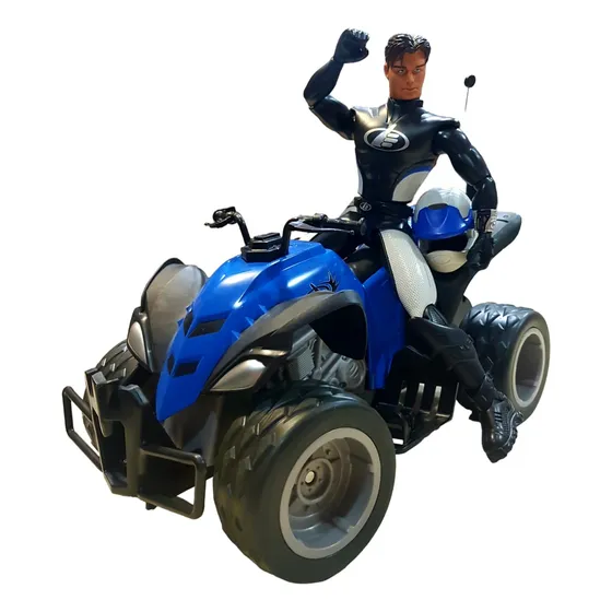   Max Steel Muñeco Cuatriciclo Radio Control Mattel Jretro