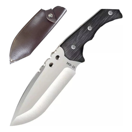 Faca Vusak Skd11 5mm 27,5cm C/bainha Couro Faca Vusak Skd11 5mm 27,5cm C/bainha Couro