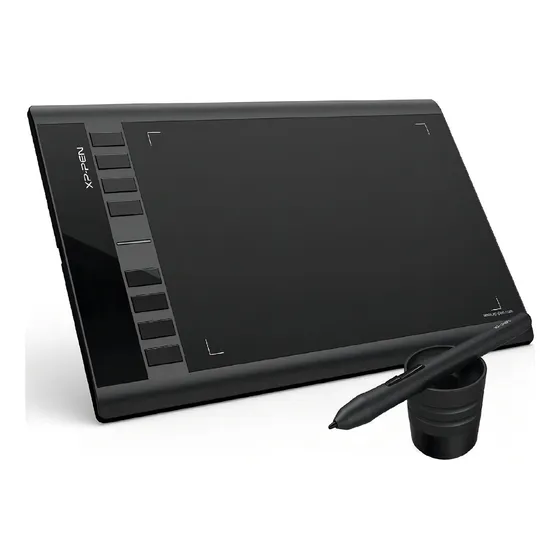 Xp-pen Star03 V2 12 Tableta Gráfica De Dibujo 8192 Niveles Color Negro