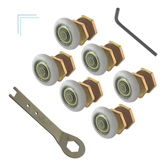 Kit Manutenção Completo 6 Roldanas E Chaves Simples Rápido