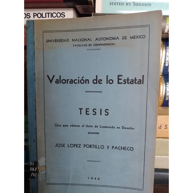 Valoración De Lo Estatal Tesis