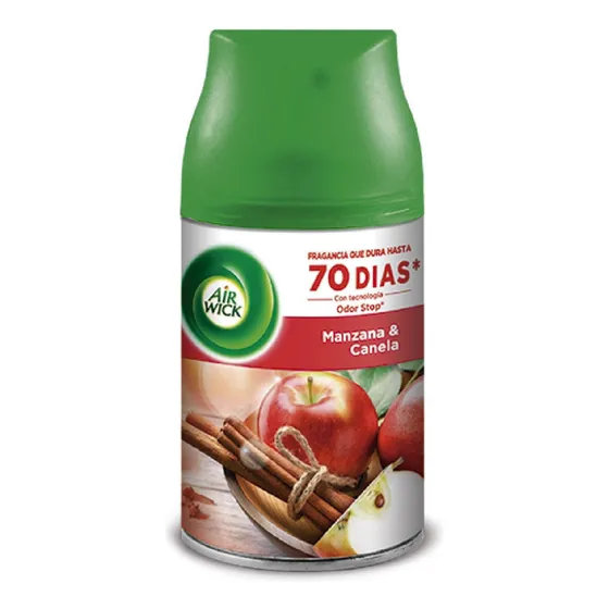 Airwick Freshmatic Recarga Automatico Manzana Canela 250 Cc