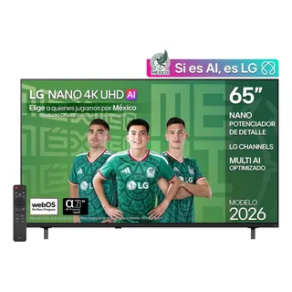 Smart Tv Lg 65nu855bpsa Nano 4k Uhd Webos 2026 Negro