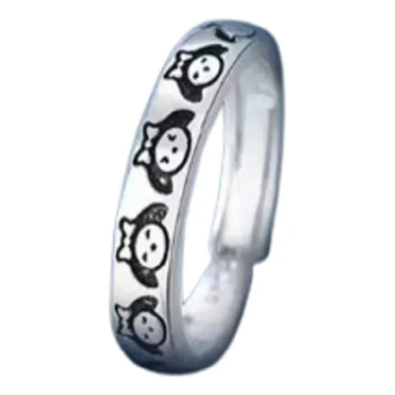 Anillo Sanrio Melody Regulable Plateado Hello Kitty