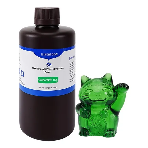 Kingroon Uv Resina Para Impresora3d 1kg 405nm Curado Rápido