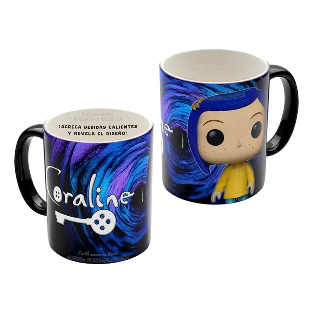 Mug Magico Taza Coraline Puerta Secreta Funko Pop 090