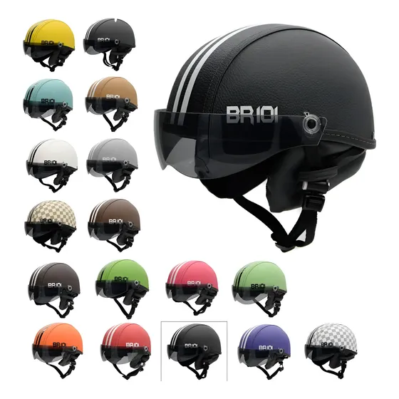 Capacete Coquinho Scooter Bike Moto Elétrica - Viseira Fume — foto 2