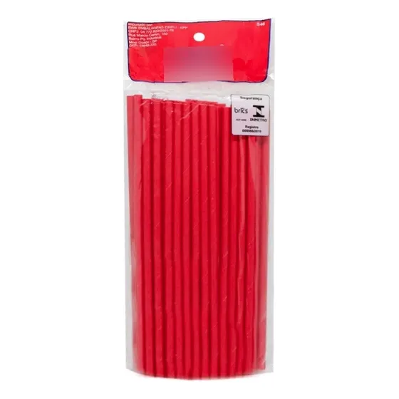 3 Pack Pitillos De Papel Paq. 20und Bwb 9956 Color Rojo