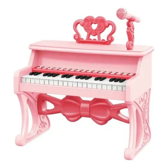 Piano Teclado Niñas 37 Teclas Microfono Conector