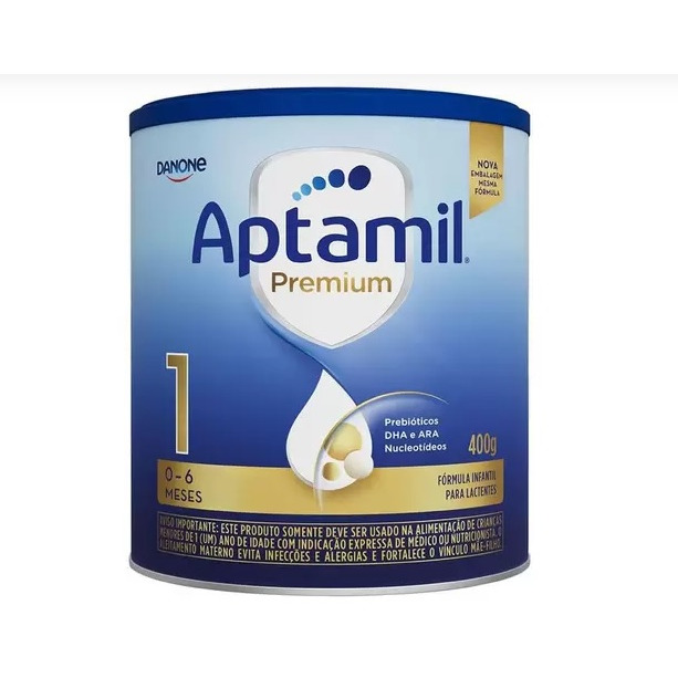 Danone Aptamil Premium 1 Fórmula Infantil Em Pó Sem Glúten 0-6m Kit 6 De 400g Danone Aptamil Premium 1 Fórmula Infantil Em Pó Sem Glúten 0-6m Kit 6 De 400g