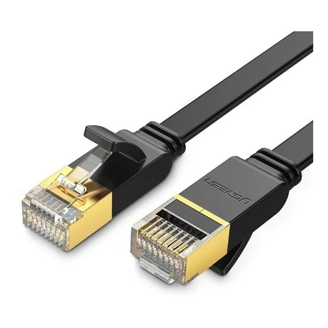 0,5 Mts. Cat7 10gbps. Cable Red Lan Rj45 Plano/flat. Ugreen