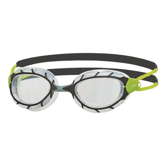 Óculos De Natação Zoggs Predator Lente Transparente - Verde