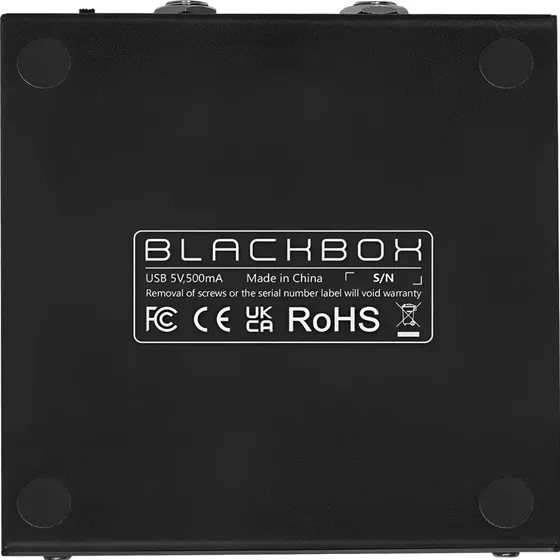 Pedal Efeitos M-vave Blackbox Para Guitarra Ir E Simulador