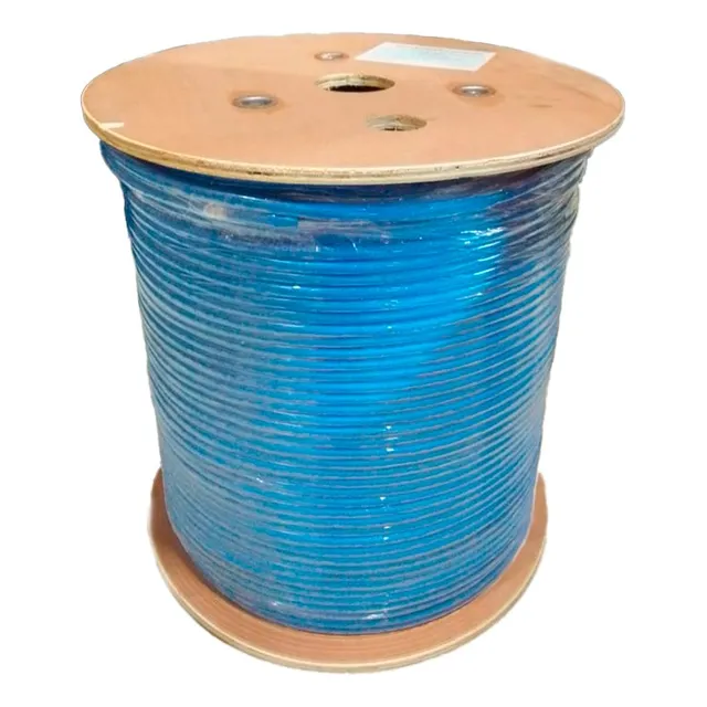 Cable Utp Cat6a Gris 305m Para Redes  Alta Velocidad 500mhz