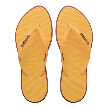 Chinelo Slim Point Havaianas Amaranto Liso 35/36