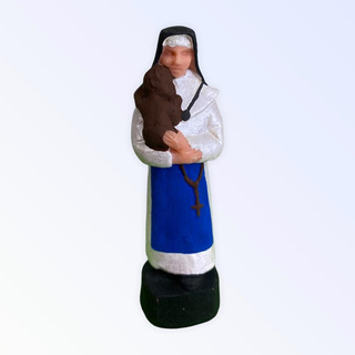Escultura Santa Dulce Dos Pobres 10 Cm Em Resina Escultura Santa Dulce Dos Pobres 10 Cm Em Resina