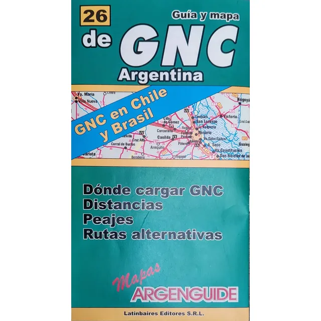 Mapa Y Guia De Gnc Argentina-donde Cargar-distancias-peajes