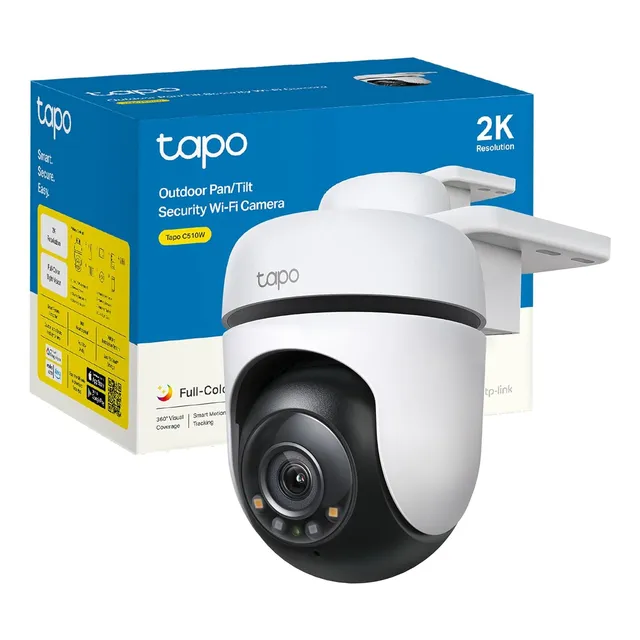 Camara Tplink Tapo 2k Seguridad Wifi Exter Color Noche C510