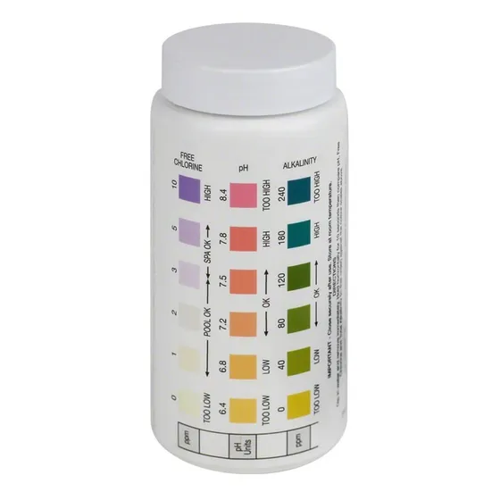 Medidor Ph/cloro/alcalindad  Tiritas- Test Kit 50 Unidades