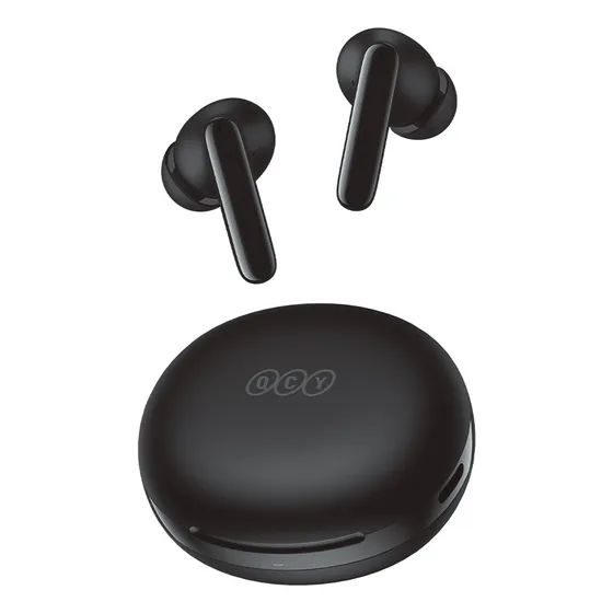 Audífonos Inalámbricos Qcy T13 Anc 2 Negro Bluetooth 5.3 30h de Uso Cancelación de Ruido Activa 28dB
