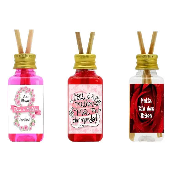 50 Aromatizador 42ml Dia Das Mães Chá De Mulheres E Brindes