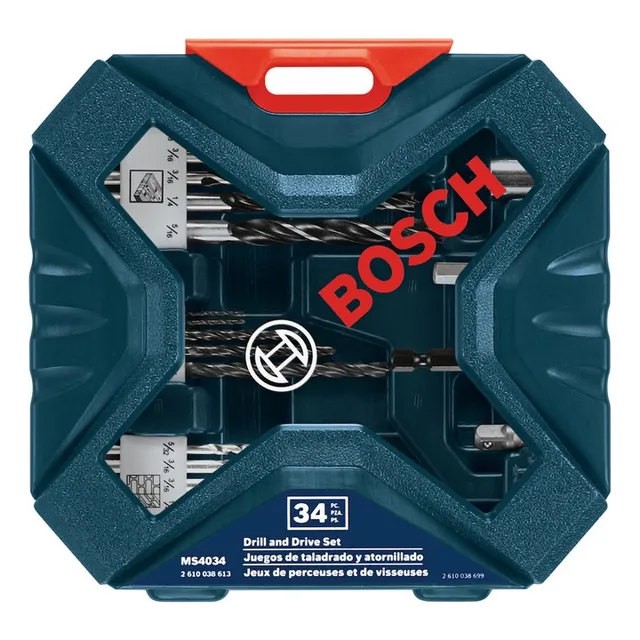 Set De 34 Pzas. Brocas Y Puntas Bosch