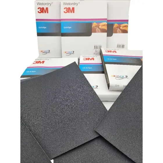 Lija De Agua Pliego Grano 100 P100 Pack-06 Papel Lija