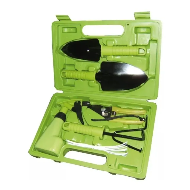 Set De Jardineria Con Estuche 6 Piezas Pala Tijera Rociador