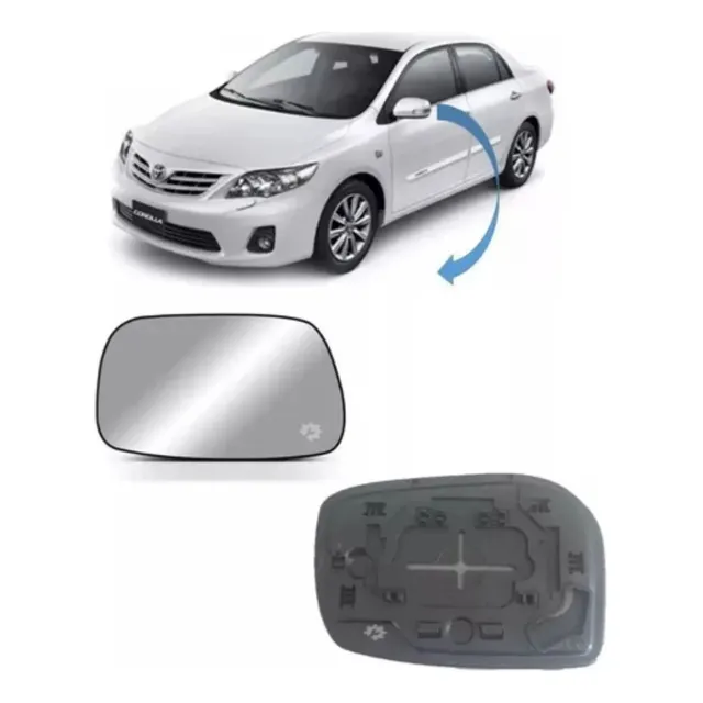Espejo Luna Retrovisor Corolla 2009 20011 2012 2013 2014
