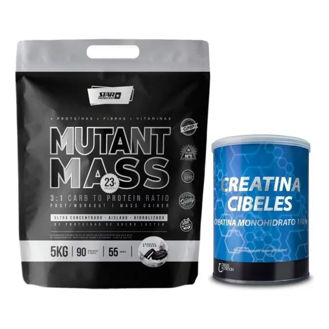 Mutant Mass Star Nutrition 5kg + Creatina Cibeles 350g