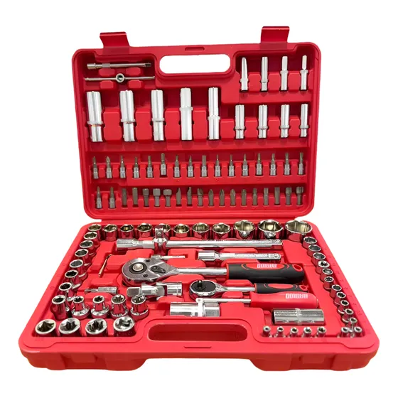 Caja Set Juego De Tubos Bocallave 108 Piezas 1/2-1/4 Vanadio