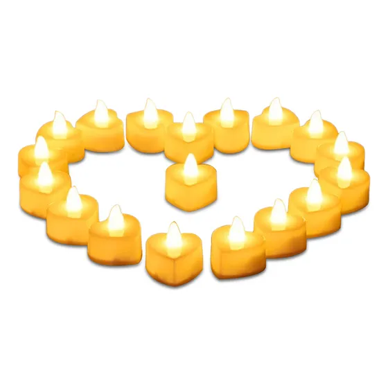 50 Velas Electrónicas Led Simuladas En Forma De Velas Led